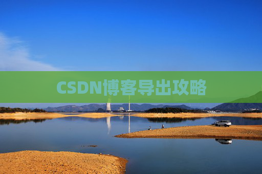 CSDN博客导出攻略